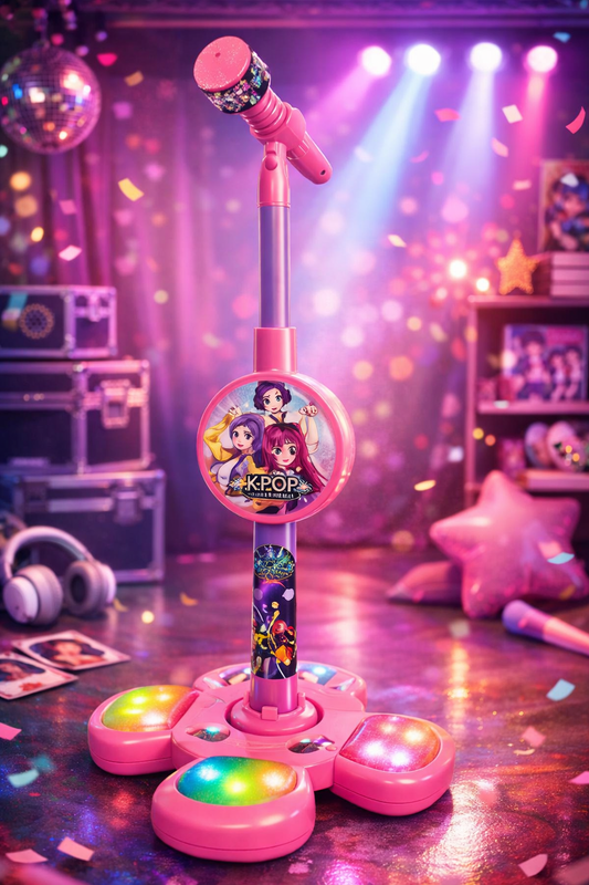Micro K-Pop avec lumières LED – Édition Fan Idol