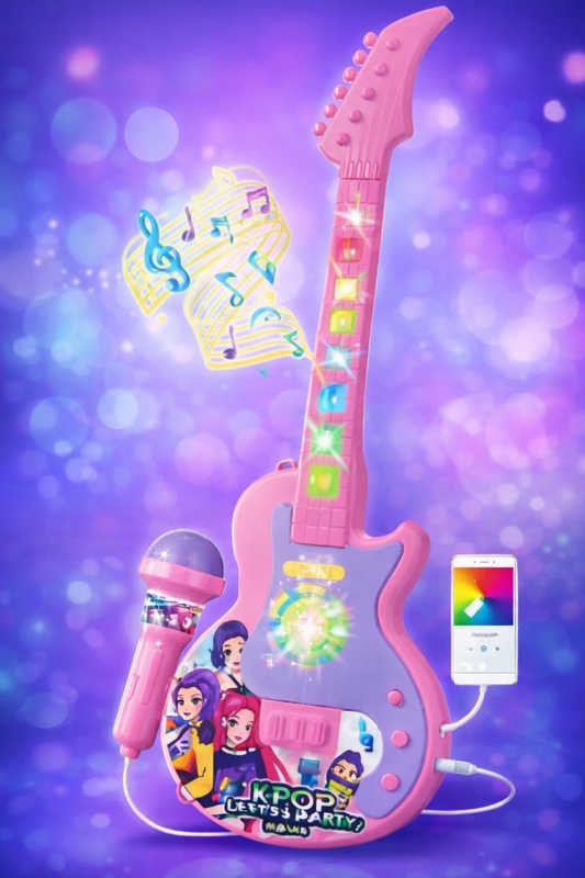 Guitare Lumineuse K-POP – L’Accessoire Scène des Fans